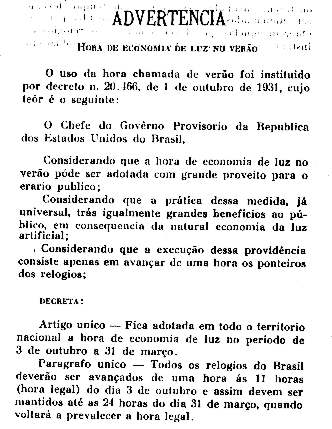 1932, O decreto
